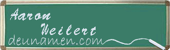 Aaron Weilert Visitenkarte